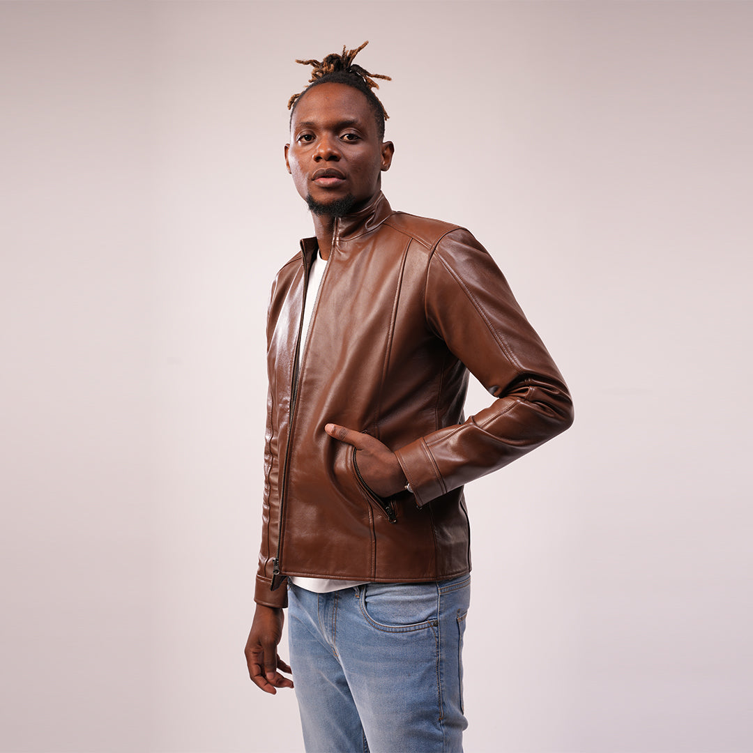 Woodland Men Jacket Woodland Leather Jacket India Leather Jacket