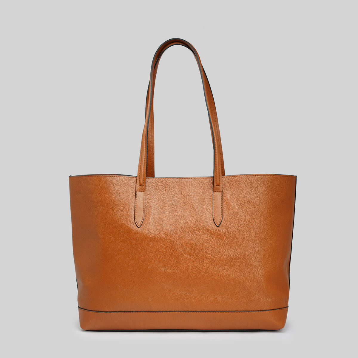 90 Feet Malti Classic Tan Real Leather Tote Bag – Dharavi Market